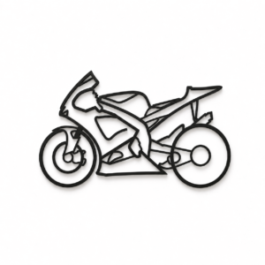 Yamaha M1 foto pared blanca