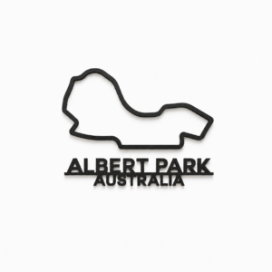 Albert Park 3D Printed Racing Circuit Wall Art – Individual Track - Australia