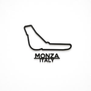 Monza 3D Printed Racing Circuit Wall Art – Individual Track - Italy