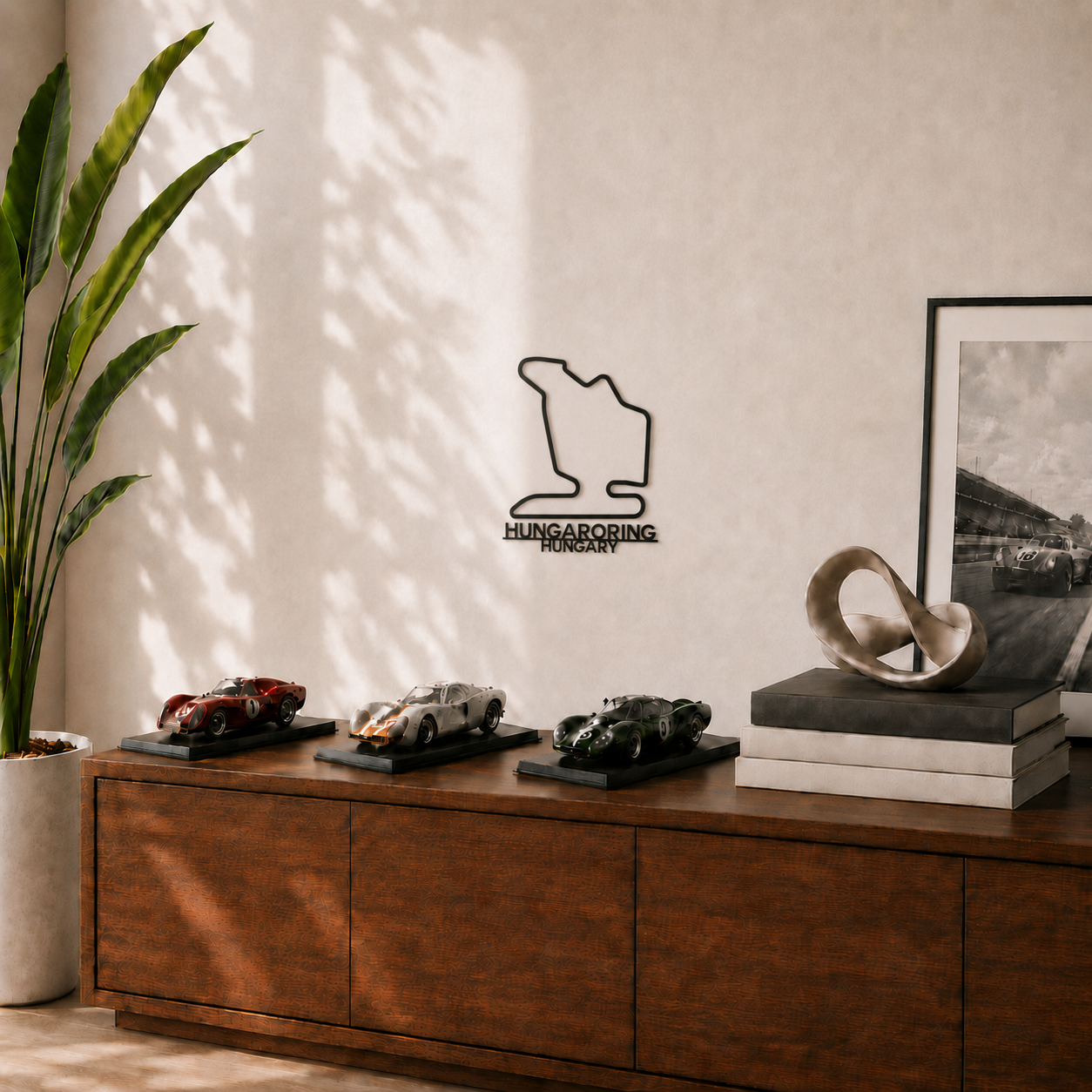 Hungaroring 3D Printed Racing Circuit Wall Art – Individual Track - Hungary - Image 2