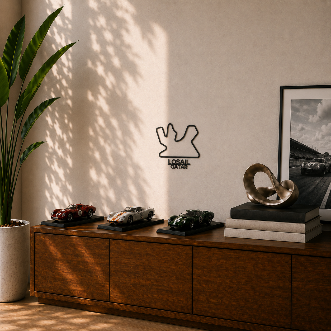 Losail 3D Printed Racing Circuit Wall Art – Individual Track - Qatar - Image 2