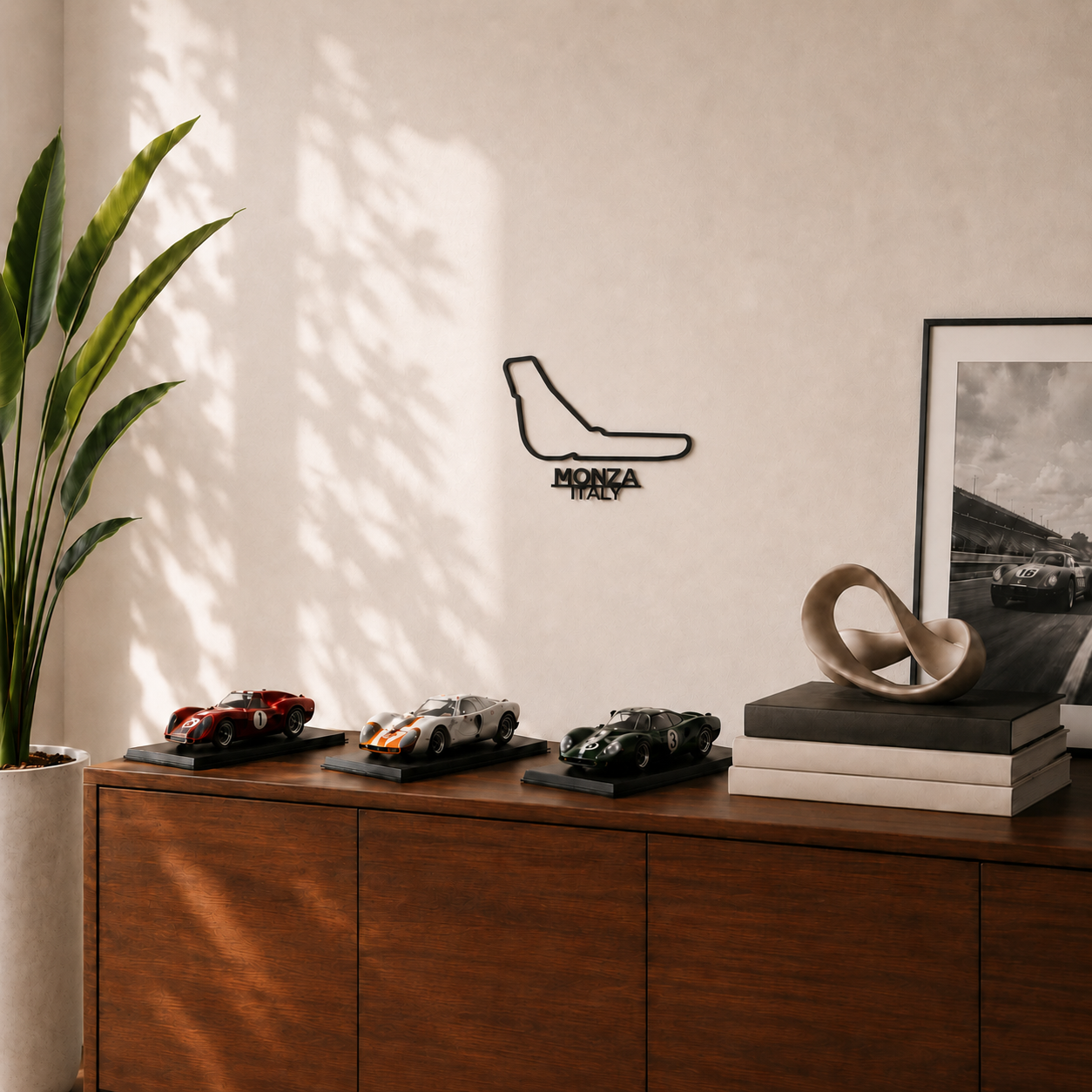 Monza 3D Printed Racing Circuit Wall Art – Individual Track - Italy - Image 2