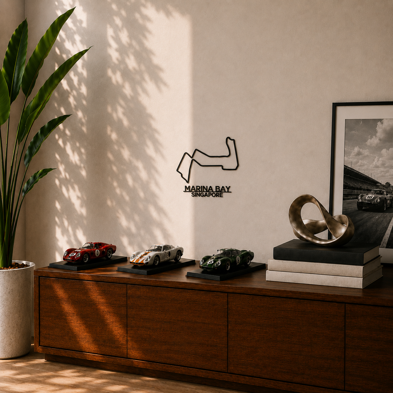 Marina Bay 3D Printed Racing Circuit Wall Art – Individual Track - Singapore - Image 2